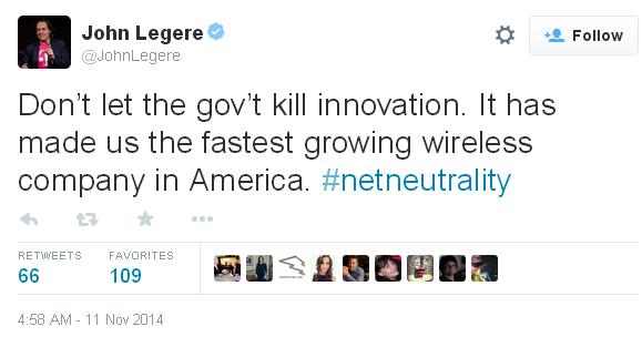 John Legere: Don’t let the gov’t kill innovation.